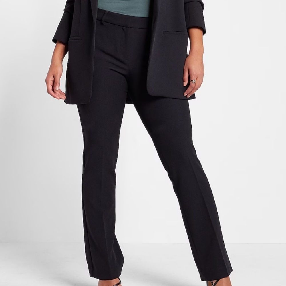 Express Mid Rise Publicist Barely Boot Pants